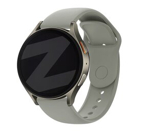 Bandz Bandz Samsung Galaxy Watch 7 - 40mm sport band 'Easy fit' (lichtgrijs) Bandz Bandz Samsung Galaxy Watch 7 - 40mm sport band 'Easy fit' (lichtgrijs)