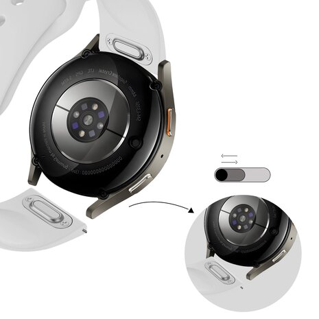 Bandz Bandz Polar Unite sport band 'Easy fit' (wit)