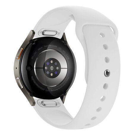 Bandz Bandz Withings ScanWatch 2 - 42mm sport band 'Easy fit' (wit)