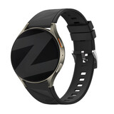 Bandz Bandz Withings ScanWatch 2 - 38mm siliconen band 'Easy fit' (zwart)