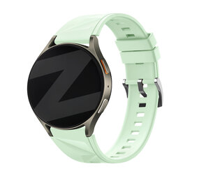 Bandz Bandz Fossil Gen 5e - 42mm siliconen band 'Easy fit' (lichtgroen)