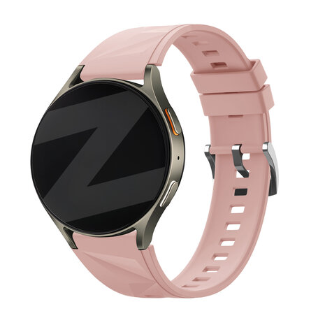 Bandz Bandz Huawei Watch GT 5 - 41mm siliconen band 'Easy fit' (roze)