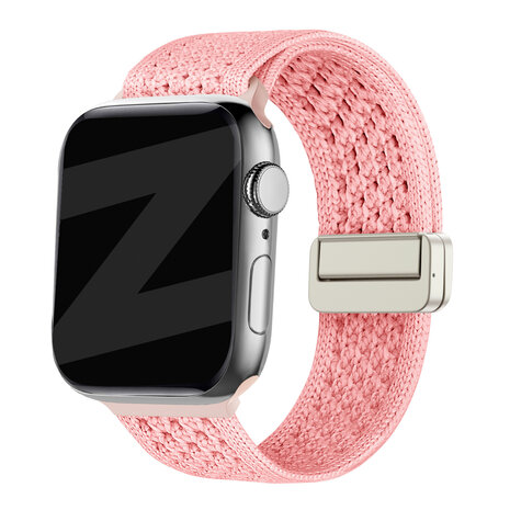 Bandz Bandz Bandz Apple Watch vintage nylon band (roze)