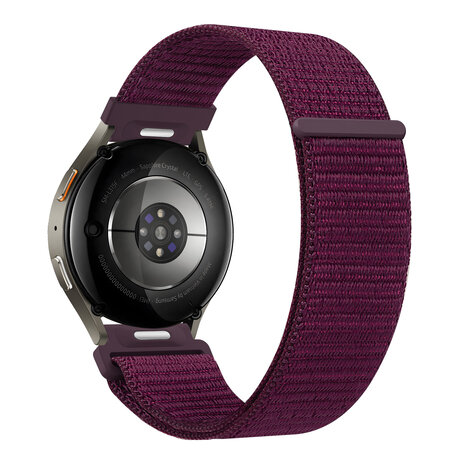 Bandz Bandz Huawei Watch GT 5 Pro - 42mm nylon band 'Easy fit' (plum)