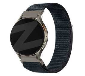 Bandz Bandz Samsung Galaxy Watch 46mm nylon band 'Easy fit' (grijsblauw) Bandz Bandz Samsung Galaxy Watch 46mm nylon band 'Easy fit' (grijsblauw)