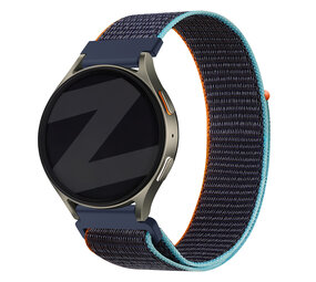 Bandz Bandz Samsung Galaxy Watch 46mm nylon band 'Easy fit' (donkerblauw mix) Bandz Bandz Samsung Galaxy Watch 46mm nylon band 'Easy fit' (donkerblauw mix)