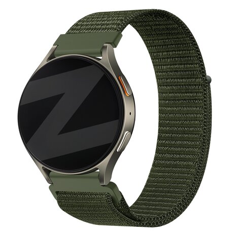 Bandz Bandz Redmi Watch 5 Active nylon band 'Easy fit' (groen)