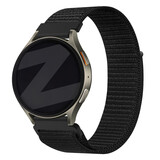 Bandz Bandz Samsung Galaxy Watch 7 - 44mm nylon band 'Easy fit' (zwart)