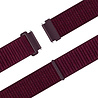 Bandz Bandz Samsung Galaxy Watch 7 - 44mm nylon band 'Easy fit' (plum) Bandz Bandz Samsung Galaxy Watch 7 - 44mm nylon band 'Easy fit' (plum)