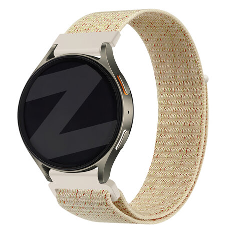 Bandz Bandz Samsung Galaxy Watch 7 - 44mm nylon band 'Easy fit' (blossom)