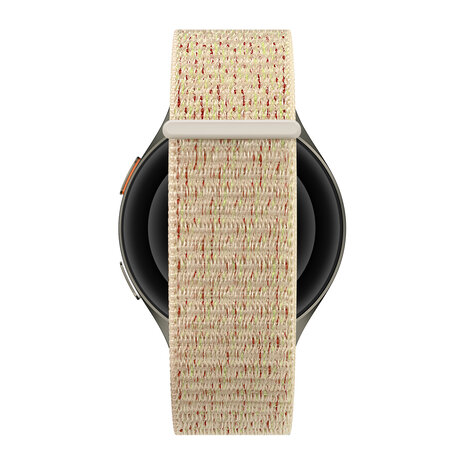 Bandz Bandz Samsung Galaxy Watch 7 - 44mm nylon band 'Easy fit' (blossom)