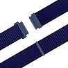 Bandz Bandz Samsung Galaxy Watch 6 - 44mm nylon band 'Easy fit' (blauw) Bandz Bandz Samsung Galaxy Watch 6 - 44mm nylon band 'Easy fit' (blauw)