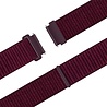 Bandz Bandz Samsung Galaxy Watch 6 - 44mm nylon band 'Easy fit' (plum) Bandz Bandz Samsung Galaxy Watch 6 - 44mm nylon band 'Easy fit' (plum)