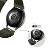 Bandz Bandz Samsung Galaxy Watch 4 Classic 46mm nylon band 'Easy fit' (groen) Bandz Bandz Samsung Galaxy Watch 4 Classic 46mm nylon band 'Easy fit' (groen)