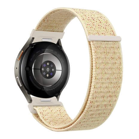 Bandz Bandz Samsung Galaxy Watch 4 Classic 46mm nylon band 'Easy fit' (blossom)