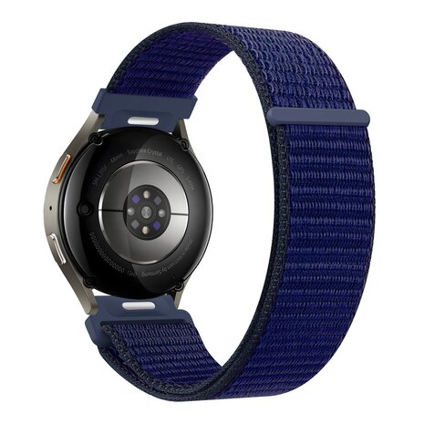 Bandz Bandz Samsung Galaxy Watch 3 41mm nylon band 'Easy fit' (blauw)