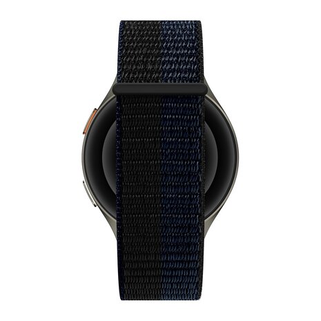 Bandz Bandz Polar Ignite 2 nylon band 'Easy fit' (zwart/blauw)