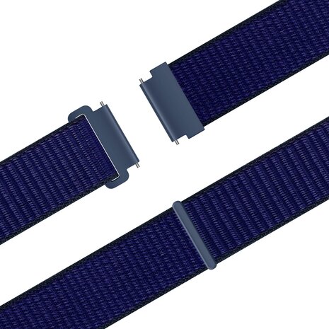 Bandz Bandz Amazfit GTS 2 nylon band 'Easy fit' (blauw) Bandz Bandz Amazfit GTS 2 nylon band 'Easy fit' (blauw)