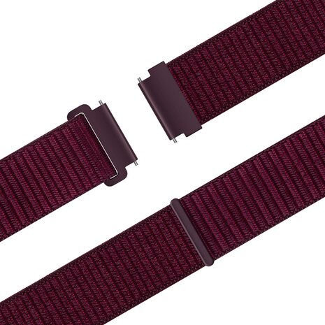 Bandz Bandz Amazfit Active 2 nylon band 'Easy fit' (plum)