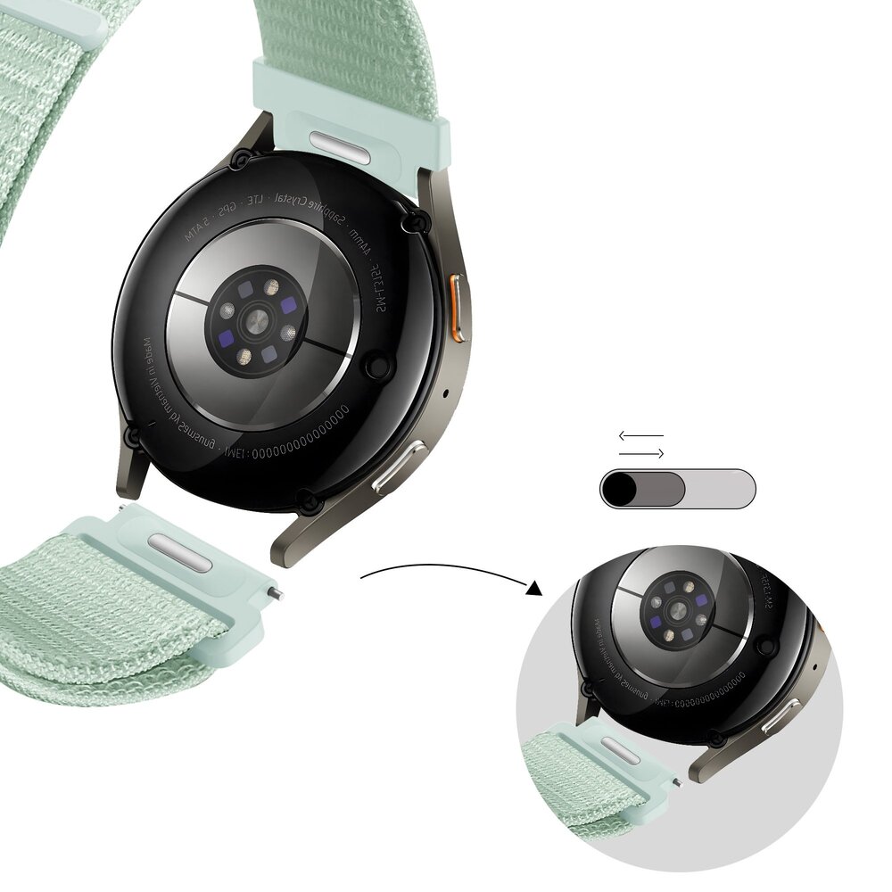 Bandz Bandz Amazfit Active nylon band 'Easy fit' (lichtgroen) Bandz Bandz Amazfit Active nylon band 'Easy fit' (lichtgroen)