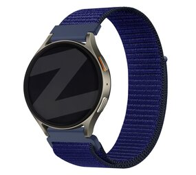 Bandz Bandz Withings ScanWatch 2 - 42mm nylon band 'Easy fit' (blauw) Bandz Bandz Withings ScanWatch 2 - 42mm nylon band 'Easy fit' (blauw)