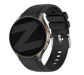 Bandz Bandz Huawei Watch GT 3 Pro 43mm siliconen band 'Easy fit' (zwart)