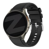 Bandz Bandz Amazfit GTS 3 siliconen band 'Easy fit' (zwart)