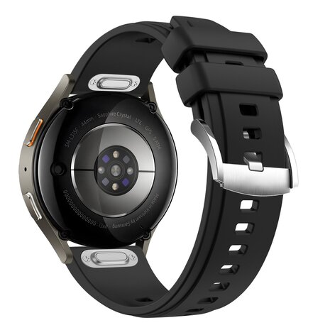 Bandz Bandz Amazfit Active 2 siliconen band 'Easy fit' (zwart)