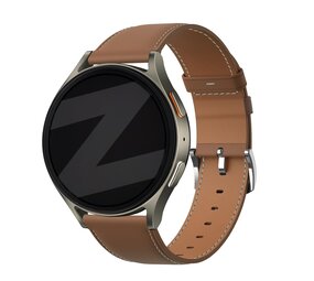 Bandz Bandz Amazfit Balance lederen band 'Easy fit' (bruin)