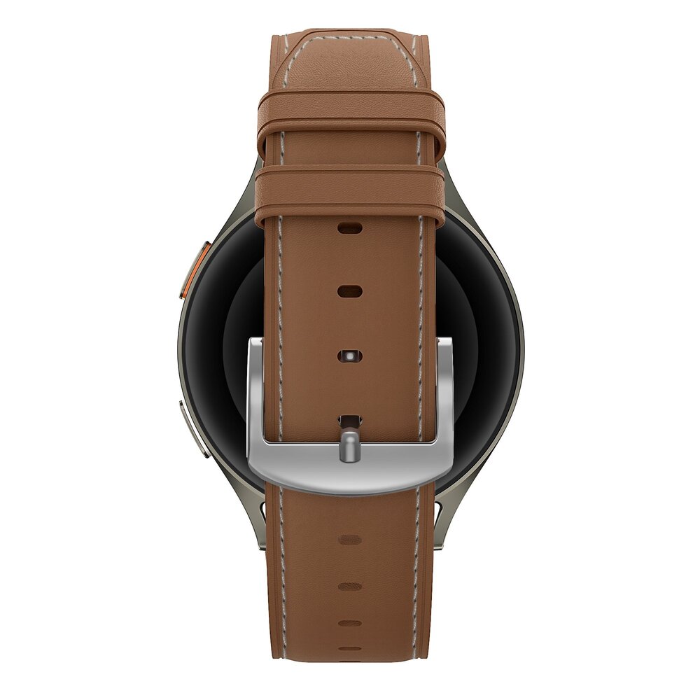 Bandz Bandz OnePlus Watch 3 lederen band 'Easy fit' (bruin)