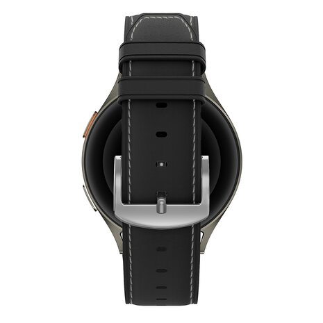 Bandz Bandz TicWatch 22mm lederen band 'Easy fit' (zwart) Bandz Bandz TicWatch 22mm lederen band 'Easy fit' (zwart)