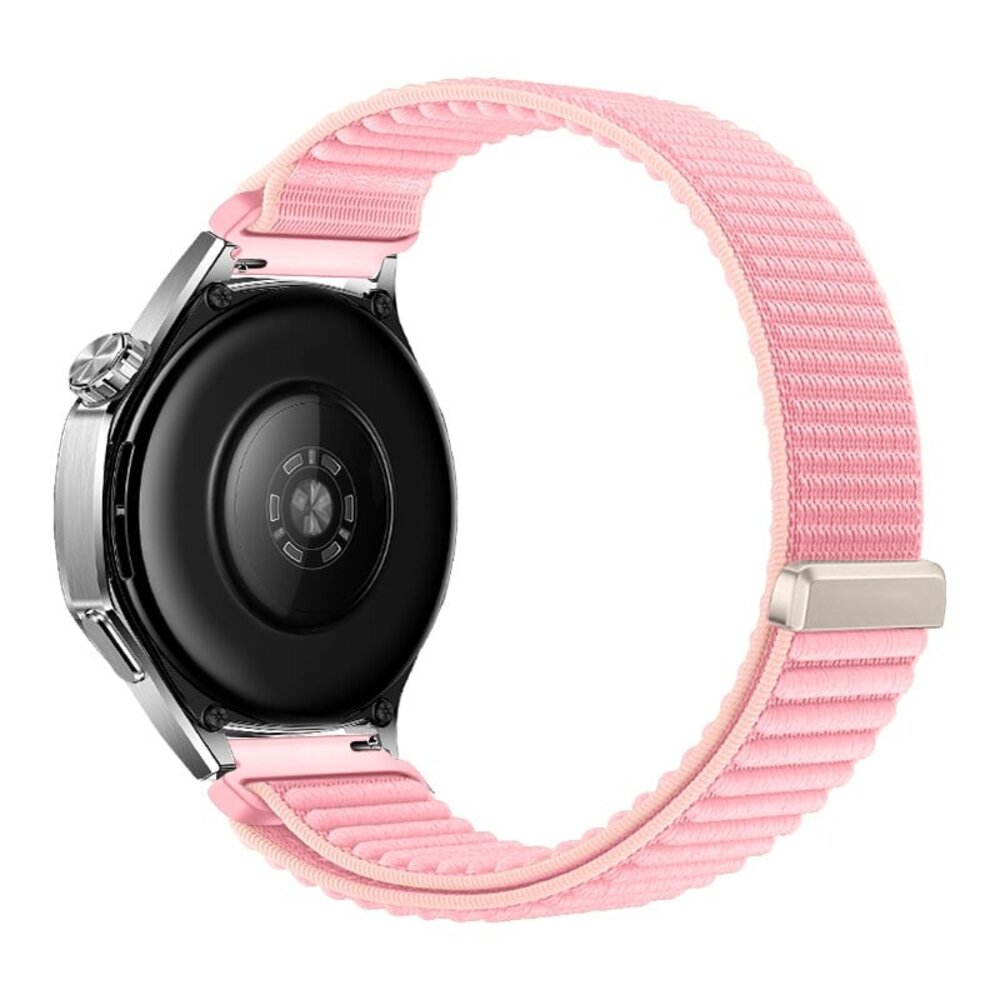 Strap-it® Strap-it Garmin Vivomove 3s wave nylon band (roze) Strap-it® Strap-it Garmin Vivomove 3s wave nylon band (roze)