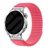 Strap-it® Garmin Vivomove 3s wave nylon band (watermeloen)