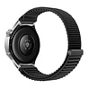 Strap-it® Strap-it Samsung Galaxy Watch 6 - 44mm wave nylon band (zwart) Strap-it® Strap-it Samsung Galaxy Watch 6 - 44mm wave nylon band (zwart)