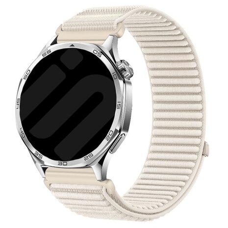 Strap-it® Strap-it Samsung Galaxy Watch 4 - 44mm wave nylon band (sterrenlicht) Strap-it® Strap-it Samsung Galaxy Watch 4 - 44mm wave nylon band (sterrenlicht)