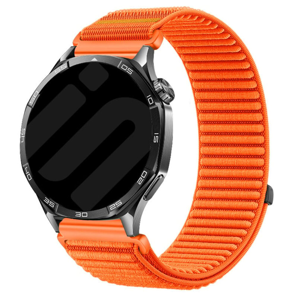 Strap-it® Strap-it Samsung Galaxy Watch Active wave nylon band (oranje)