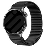 Strap-it® Xiaomi Amazfit Bip wave nylon band (zwart) Strap-it® Xiaomi Amazfit Bip wave nylon band (zwart)