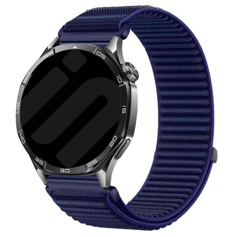 Strap-it® Strap-it Amazfit GTS 4 wave nylon band (donkerblauw) Strap-it® Strap-it Amazfit GTS 4 wave nylon band (donkerblauw)