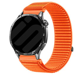 Strap-it® Amazfit GTR Mini wave nylon band (oranje)