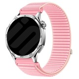 Strap-it® Withings ScanWatch Nova wave nylon band (roze)