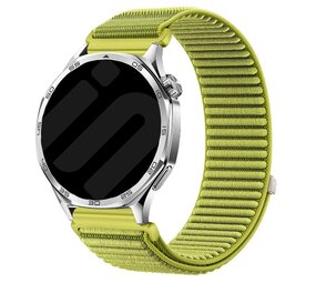 Strap-it® Withings ScanWatch 2 - 42mm wave nylon band (veld groen) Strap-it® Withings ScanWatch 2 - 42mm wave nylon band (veld groen)
