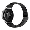 Strap-it® Strap-it Samsung Galaxy Watch 46mm wave nylon band (zwart) Strap-it® Strap-it Samsung Galaxy Watch 46mm wave nylon band (zwart)