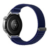 Strap-it® Strap-it Samsung Galaxy Watch 46mm wave nylon band (donkerblauw) Strap-it® Strap-it Samsung Galaxy Watch 46mm wave nylon band (donkerblauw)