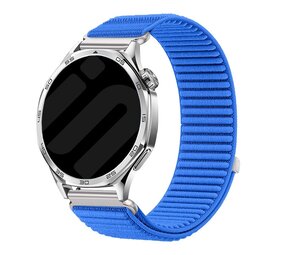 Strap-it® Samsung Gear S3 wave nylon band (royaal blauw)