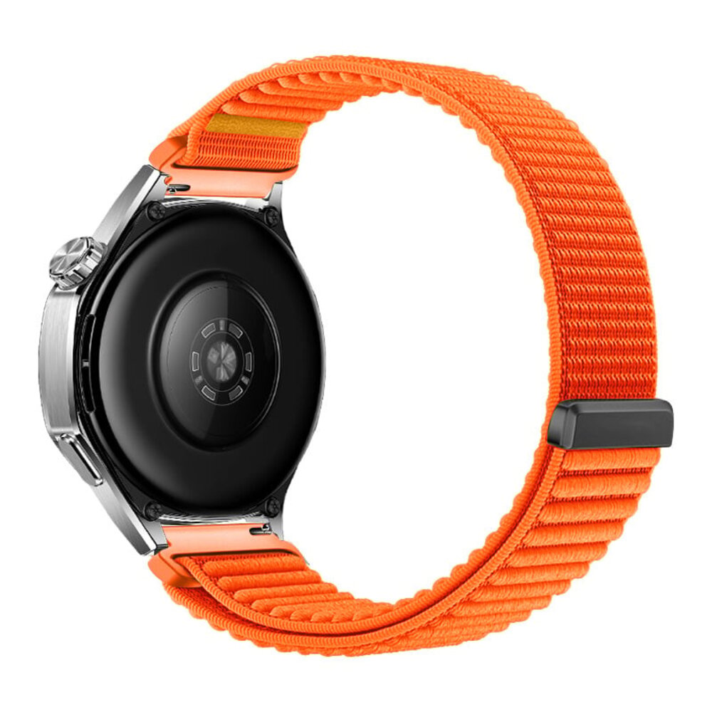 Strap-it® Strap-it Huawei Watch GT wave nylon band (oranje)