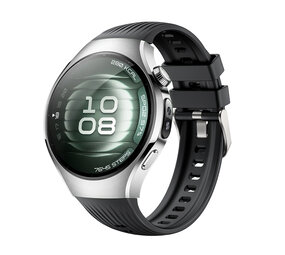 Strap-it® Huawei Watch 5 - 42mm siliconen bandje 'perfect fit' (zwart)