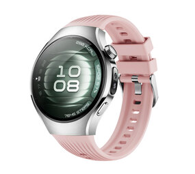 Strap-it® Huawei Watch 5 - 42mm siliconen bandje 'perfect fit' (roze)