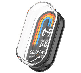 Strap-it® Xiaomi Smart Band 10 TPU case (transparant)
