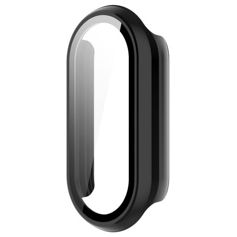 Strap-it® Strap-it Xiaomi Smart Band 10 hard case met glas (zwart) Strap-it® Strap-it Xiaomi Smart Band 10 hard case met glas (zwart)