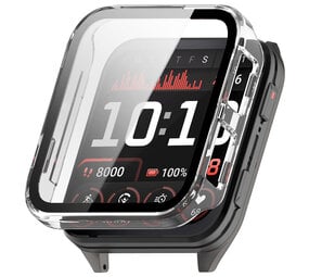 Strap-it® Garmin Venu X1 hard case met glas (transparant)